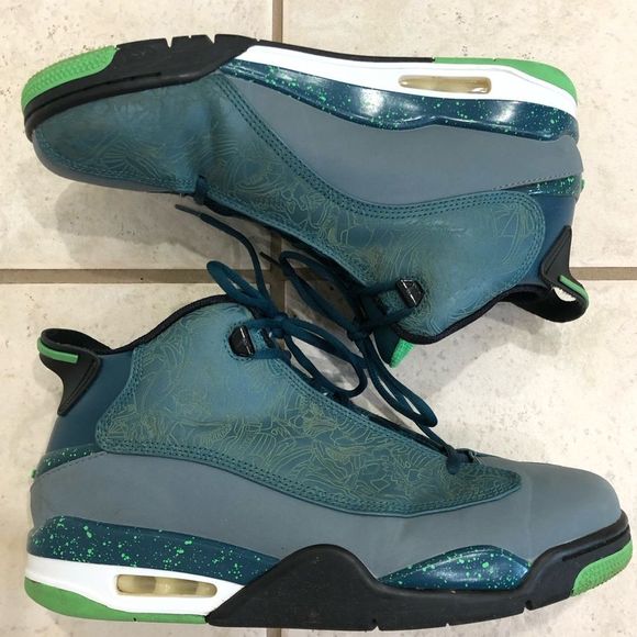 Jordan Dub Zero Teal Sneakers - Picture 3 of 7